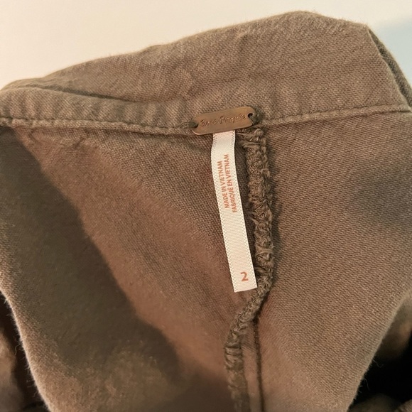 Free People Olive Green Soul of Sunshine Skort - Picture 7 of 9